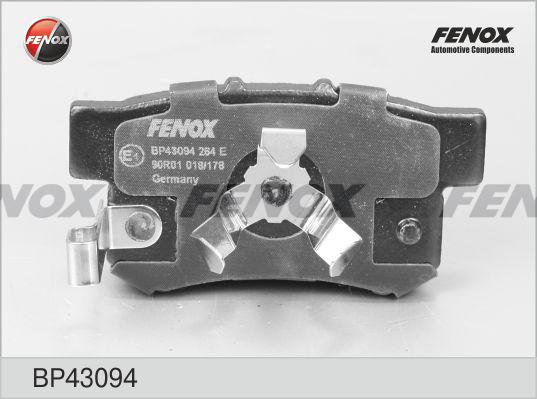 Fenox BP43094 - Bremžu uzliku kompl., Disku bremzes adetalas.lv