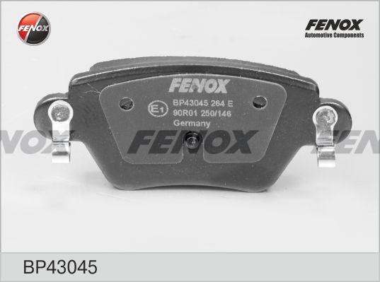 Fenox BP43045 - Bremžu uzliku kompl., Disku bremzes adetalas.lv