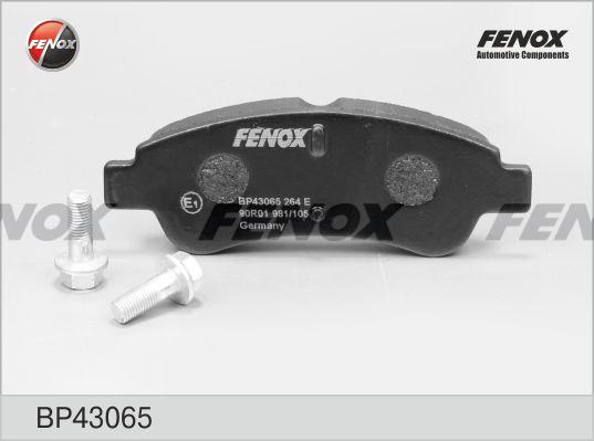 Fenox BP43065 - Bremžu uzliku kompl., Disku bremzes adetalas.lv