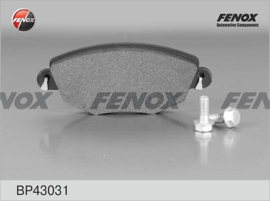 Fenox BP43031 - Bremžu uzliku kompl., Disku bremzes adetalas.lv