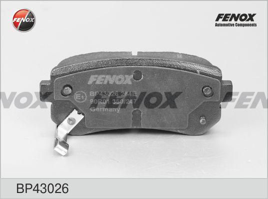 Fenox BP43026 - Bremžu uzliku kompl., Disku bremzes adetalas.lv