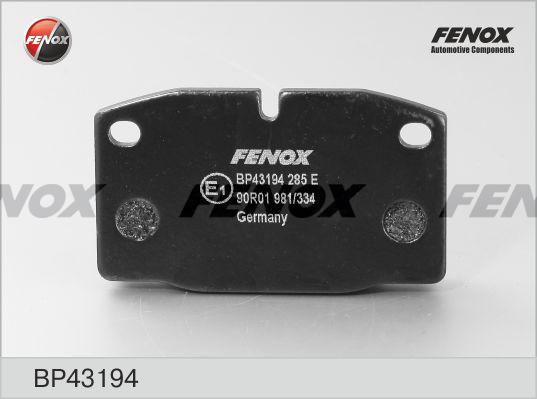 Fenox BP43194 - Bremžu uzliku kompl., Disku bremzes adetalas.lv