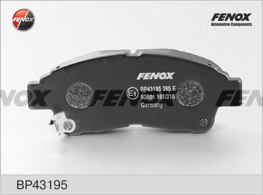 Fenox BP43195 - Bremžu uzliku kompl., Disku bremzes adetalas.lv