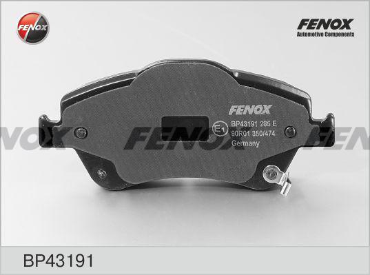 Fenox BP43191 - Bremžu uzliku kompl., Disku bremzes adetalas.lv