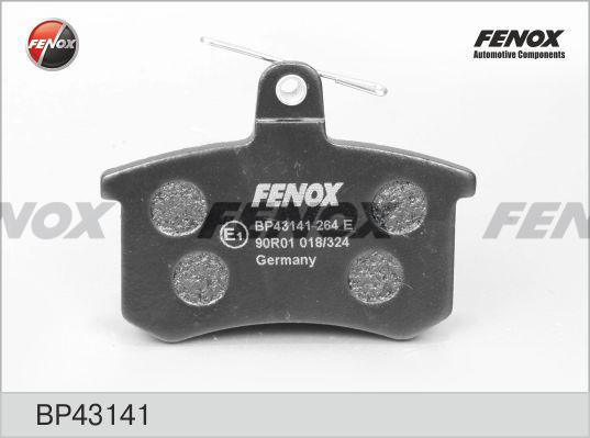 Fenox BP43141 - Bremžu uzliku kompl., Disku bremzes adetalas.lv