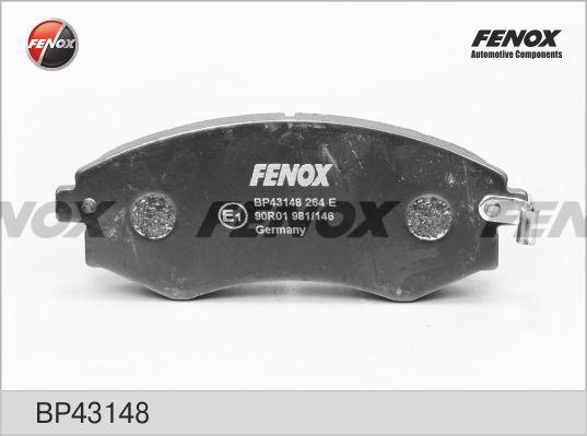 Fenox BP43148 - Bremžu uzliku kompl., Disku bremzes adetalas.lv