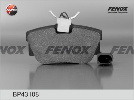 Fenox BP43108 - Bremžu uzliku kompl., Disku bremzes adetalas.lv