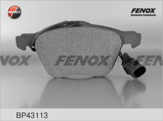 Fenox BP43113 - Bremžu uzliku kompl., Disku bremzes adetalas.lv