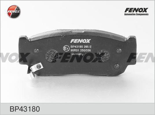 Fenox BP43180 - Bremžu uzliku kompl., Disku bremzes adetalas.lv