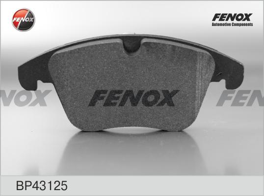 Fenox BP43125 - Bremžu uzliku kompl., Disku bremzes adetalas.lv