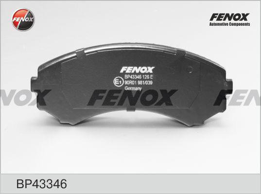 Fenox BP43346 - Bremžu uzliku kompl., Disku bremzes adetalas.lv