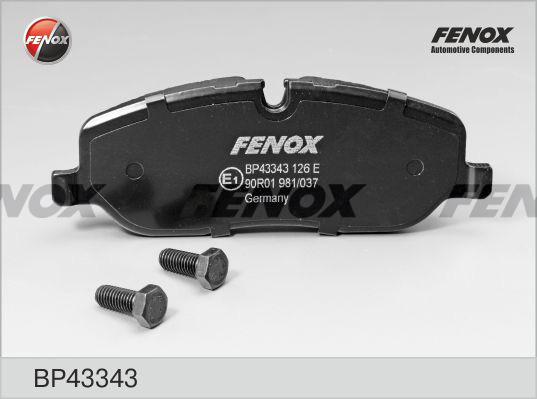 Fenox BP43343 - Bremžu uzliku kompl., Disku bremzes adetalas.lv