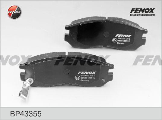 Fenox BP43355 - Bremžu uzliku kompl., Disku bremzes adetalas.lv