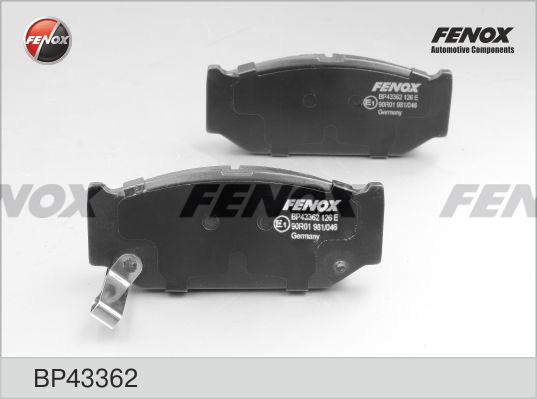 Fenox BP43362 - Bremžu uzliku kompl., Disku bremzes adetalas.lv