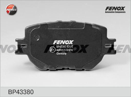 Fenox BP43380 - Bremžu uzliku kompl., Disku bremzes adetalas.lv