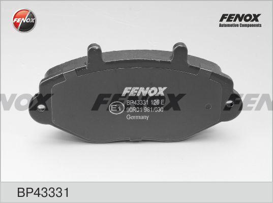 Fenox BP43331 - Bremžu uzliku kompl., Disku bremzes adetalas.lv