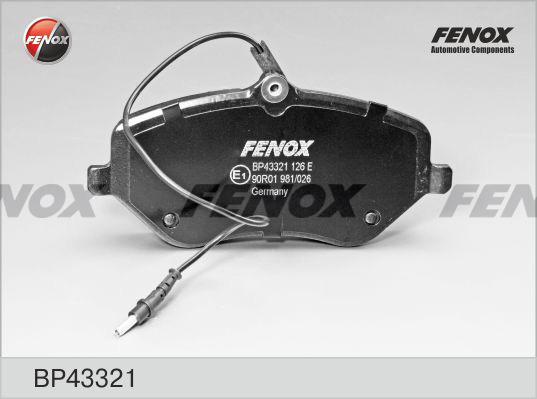 Fenox BP43321 - Bremžu uzliku kompl., Disku bremzes adetalas.lv