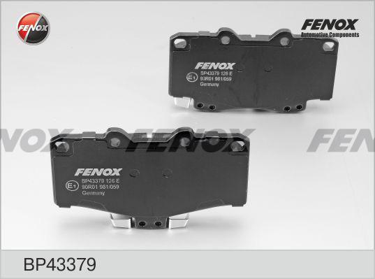 Fenox BP43379 - Bremžu uzliku kompl., Disku bremzes adetalas.lv