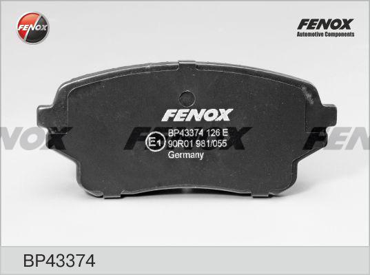 Fenox BP43374 - Bremžu uzliku kompl., Disku bremzes adetalas.lv