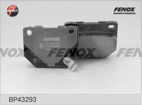 Fenox BP43293 - Bremžu uzliku kompl., Disku bremzes adetalas.lv