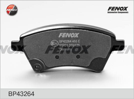 Fenox BP43264 - Bremžu uzliku kompl., Disku bremzes adetalas.lv