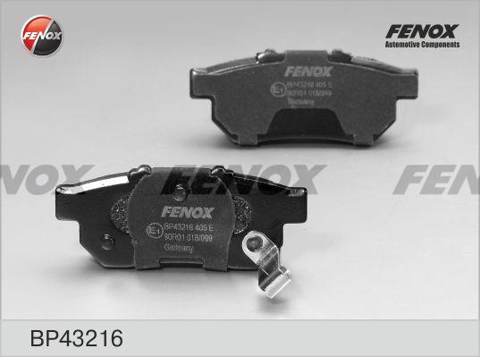 Fenox BP43216 - Bremžu uzliku kompl., Disku bremzes adetalas.lv