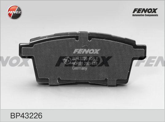 Fenox BP43226 - Bremžu uzliku kompl., Disku bremzes adetalas.lv