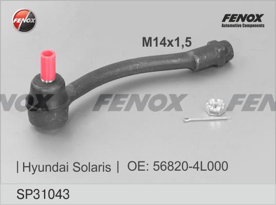 Fenox SP31043 - Stūres šķērsstiepņa uzgalis adetalas.lv