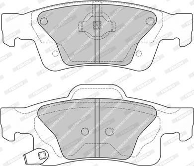 BENDIX Braking BPD2234 - Bremžu uzliku kompl., Disku bremzes adetalas.lv