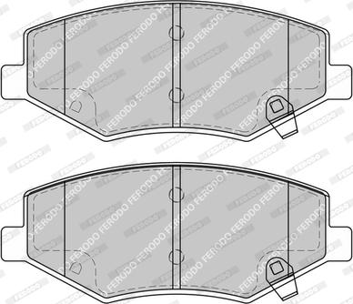 Ferodo FDB4814-D - Bremžu uzliku kompl., Disku bremzes adetalas.lv