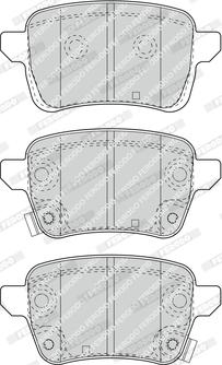 Ferodo FDB4879 - Bremžu uzliku kompl., Disku bremzes adetalas.lv