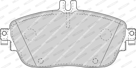 Ferodo FDB4245 - Bremžu uzliku kompl., Disku bremzes adetalas.lv