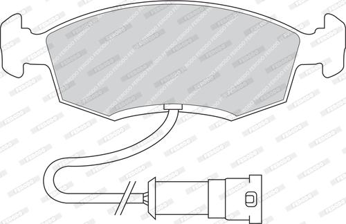Ferodo FDB276 - Bremžu uzliku kompl., Disku bremzes adetalas.lv