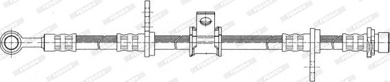 Ferodo FHY3083 - Bremžu šļūtene adetalas.lv