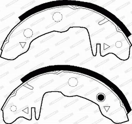 Ferodo FSB46 - Bremžu loku komplekts adetalas.lv
