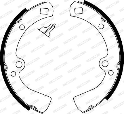 Ferodo FSB4104 - Bremžu loku komplekts adetalas.lv