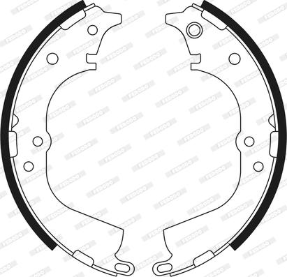 Ferodo FSB563 - Bremžu loku komplekts adetalas.lv