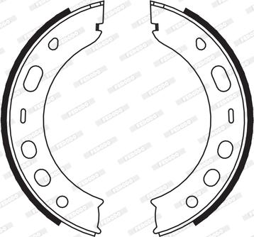 Ferodo FSB667 - Bremžu loku kompl., Stāvbremze adetalas.lv