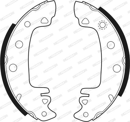 Ferodo FSB29 - Bremžu loku komplekts adetalas.lv