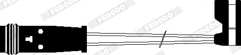 Ferodo FWI296 - Indikators, Bremžu uzliku nodilums adetalas.lv