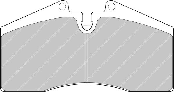 Ferodo Racing FCP560H - Bremžu uzliku kompl., Disku bremzes adetalas.lv