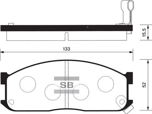 BOSCH 0 986 AB1 214 - Bremžu uzliku kompl., Disku bremzes adetalas.lv