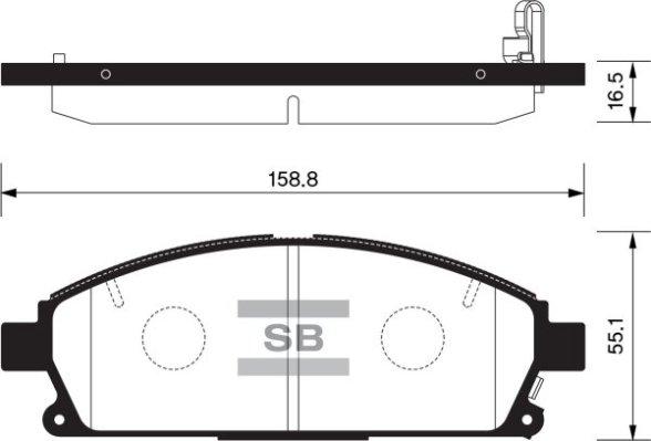 G.U.D. GBP067412 - Bremžu uzliku kompl., Disku bremzes adetalas.lv