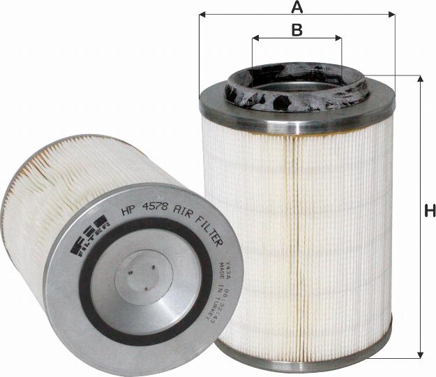 FIL Filter HP 4578 - Gaisa filtrs adetalas.lv