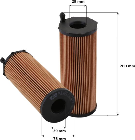 FIL Filter MLE 1481 A - Eļļas filtrs adetalas.lv