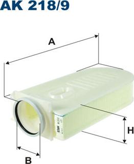 Filtron AK218/9 - Gaisa filtrs adetalas.lv