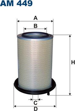 Filtron AM449 - Gaisa filtrs adetalas.lv