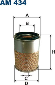 Filtron AM434 - Gaisa filtrs adetalas.lv