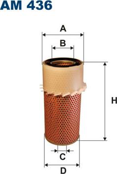 Filtron AM436 - Gaisa filtrs adetalas.lv