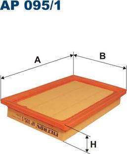 Filtron AP095/1 - Gaisa filtrs adetalas.lv